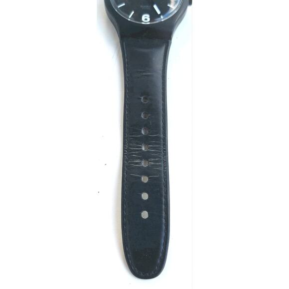 Swatch Watch MR. BLACKY SUDB101 2001 X-LARGE Rare Swiss Made Quartz - Picture 4 of 9